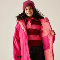 Junior Waterproof Changing Robe | Pink Potion Shell Pink