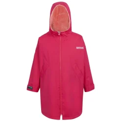 Junior Waterproof Changing Robe | Pink Potion Shell Pink