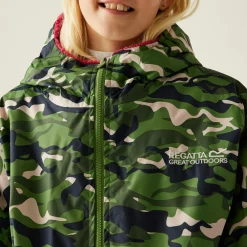 Junior Waterproof Changing Robe | Green