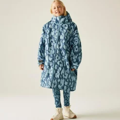 Junior Waterproof Changing Robe | Blue