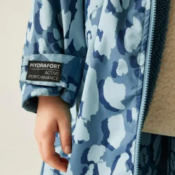 Junior Waterproof Changing Robe | Blue