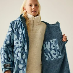 Junior Waterproof Changing Robe | Blue