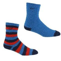 Kids 2 Pack Cosy Sock | Blue