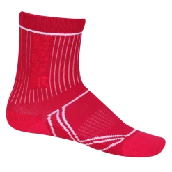 Kids 2 Season Coolmax Trek & Trail  | Cherry Pink White