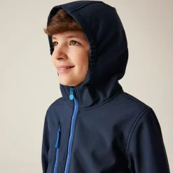 Kids' Ablaze 3-Layer Softshell Jacket | Navy New Royal