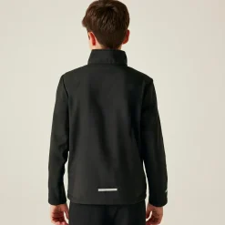 Kids' Ablaze 2-Layer Softshell | Black Classic Red
