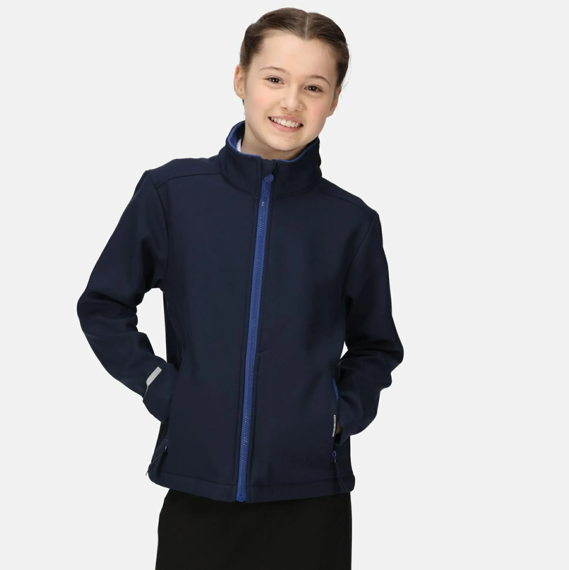 Kids' Ablaze 2-Layer Softshell | Navy New Royal