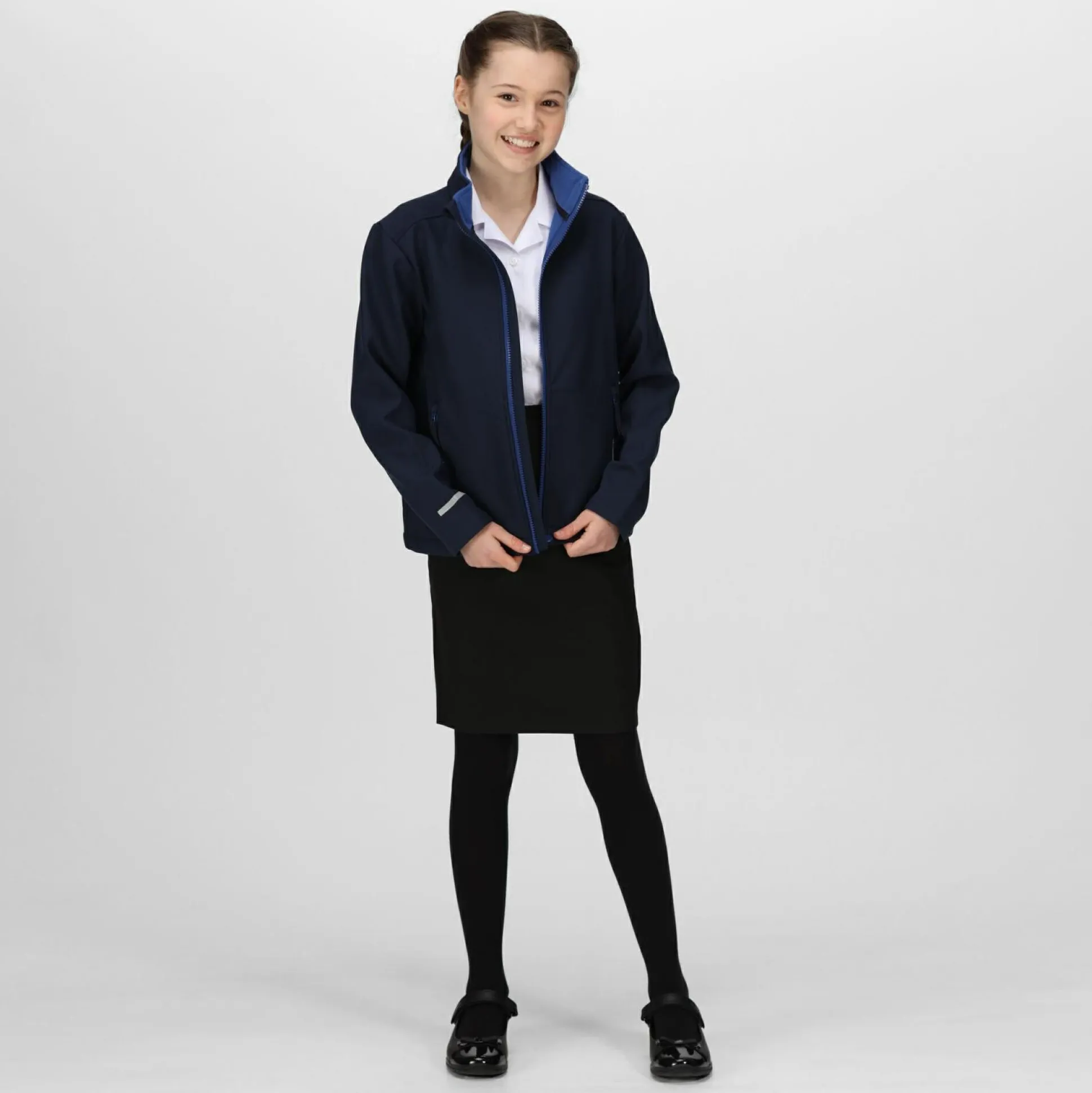 Kids' Ablaze 2-Layer Softshell | Navy New Royal