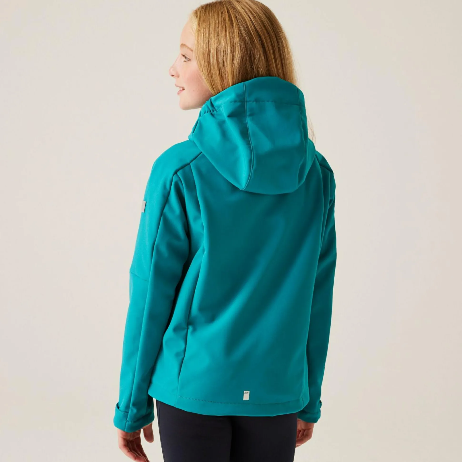 Kids' Acidity VIII Softshell Jacket | Exotic Plume Aruba Blue