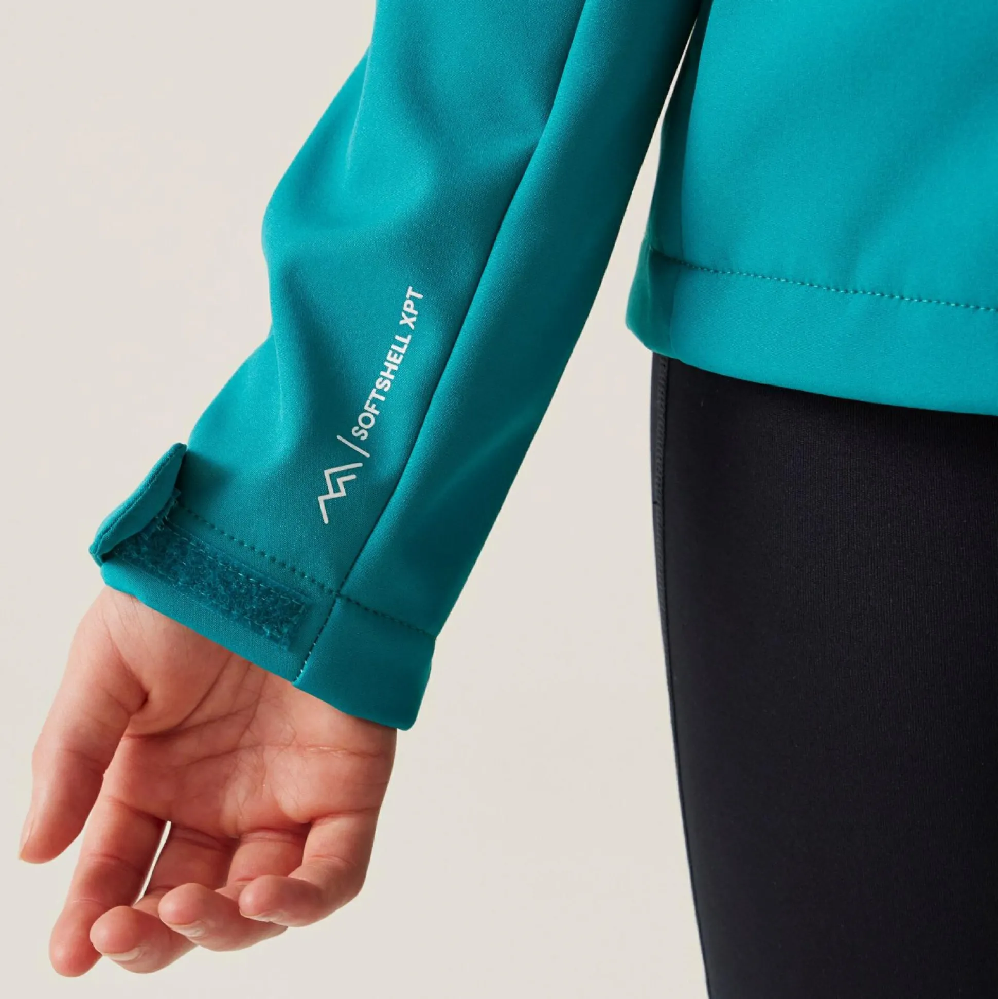 Kids' Acidity VIII Softshell Jacket | Exotic Plume Aruba Blue