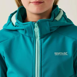 Kids' Acidity VIII Softshell Jacket | Exotic Plume Aruba Blue