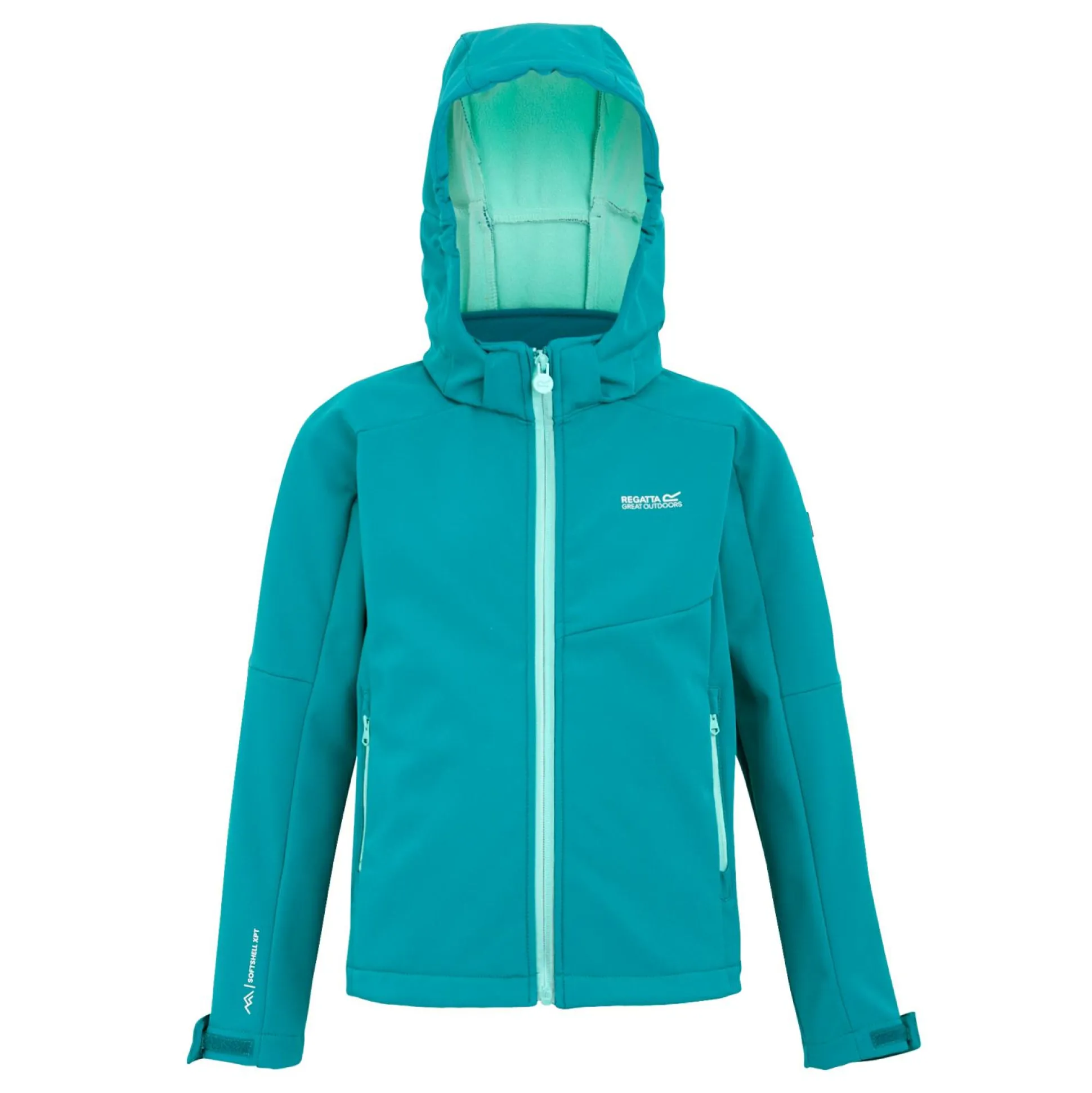 Kids' Acidity VIII Softshell Jacket | Exotic Plume Aruba Blue