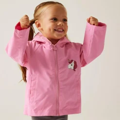 Kids' Animal Print Waterproof Jacket | Luna The Unicorn Sweet Pink