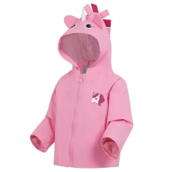 Kids' Animal Print Waterproof Jacket | Luna The Unicorn Sweet Pink