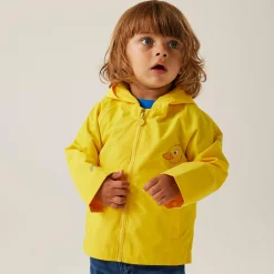 Kids' Animal Print Waterproof Jacket | Pebbles The Duck Sunbeam