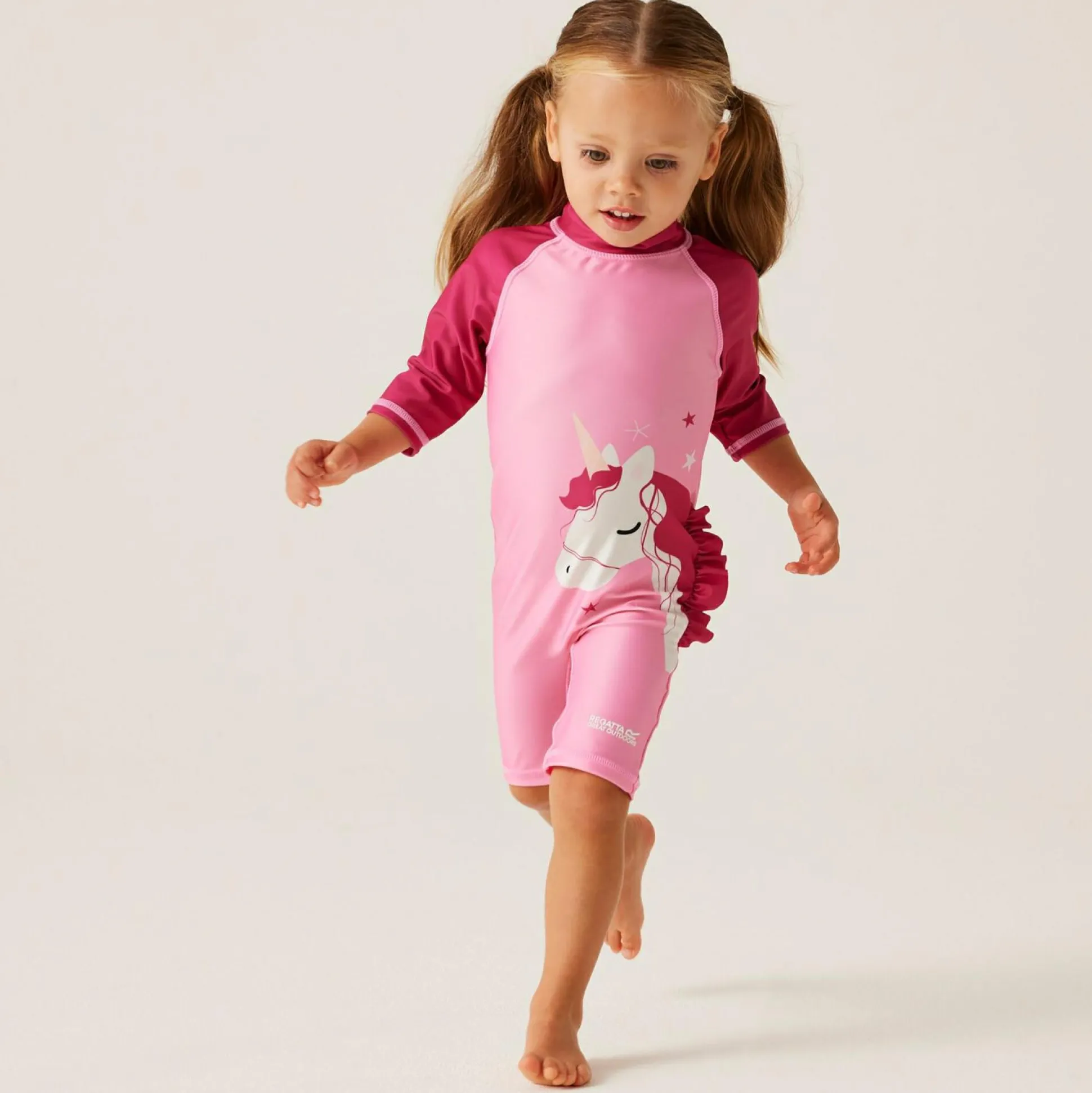 Kids' Animal Swimsuit | Luna The Unicorn Sweet Pink Pink Fusion