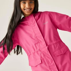 Kids' Ballina Waterpoof Jacket | Pop Navy White Stripe