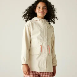 Kids' Ballina Waterpoof Jacket | Light Vanilla Peach Bloomn White Stripe