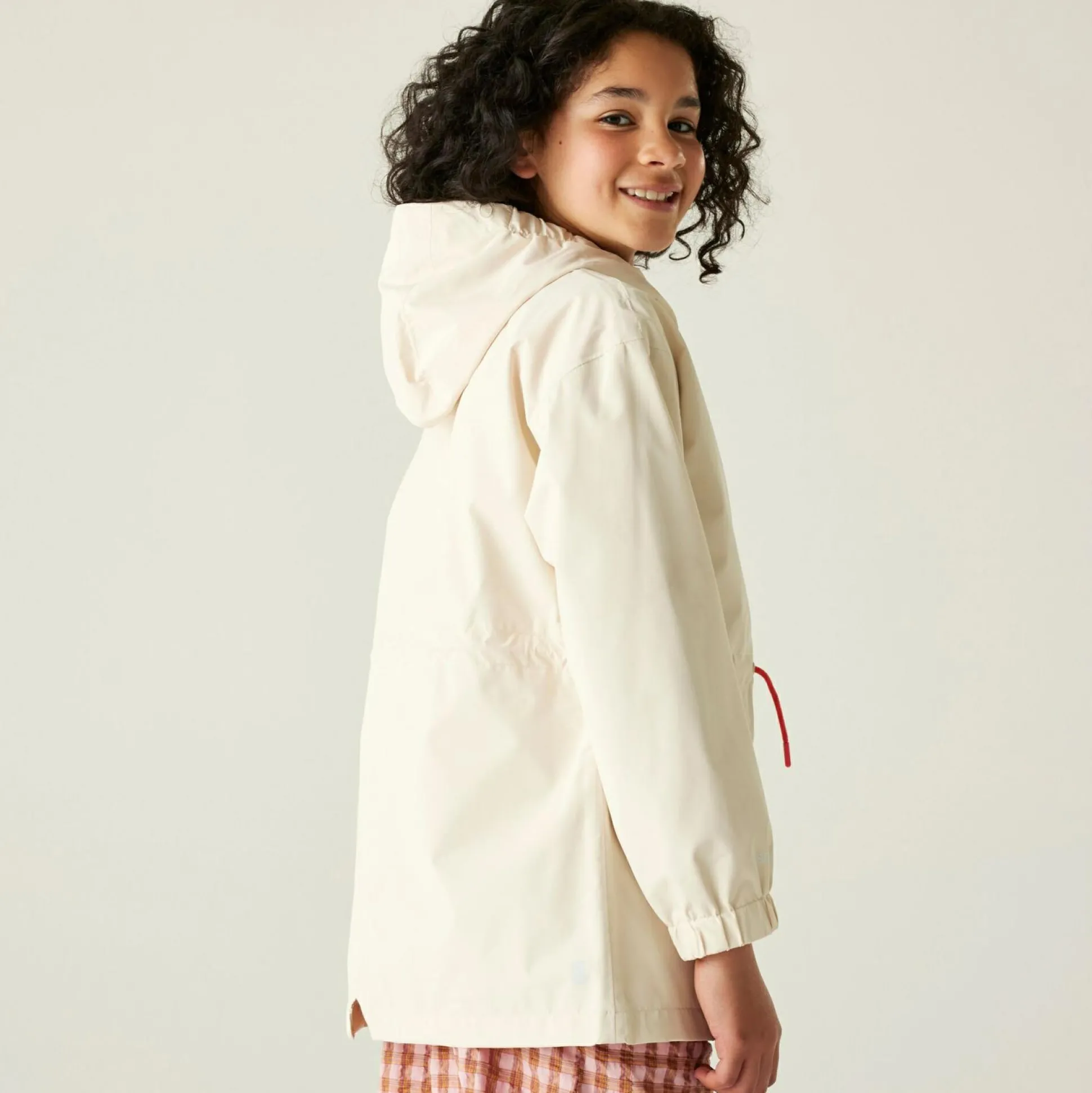 Kids' Ballina Waterpoof Jacket | Light Vanilla Peach Bloomn White Stripe