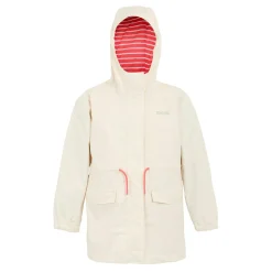 Kids' Ballina Waterpoof Jacket | Light Vanilla Peach Bloomn White Stripe