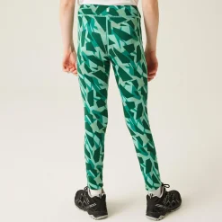 Kids' Barlia Winter Leggings | Dusty Green Abstract Camo