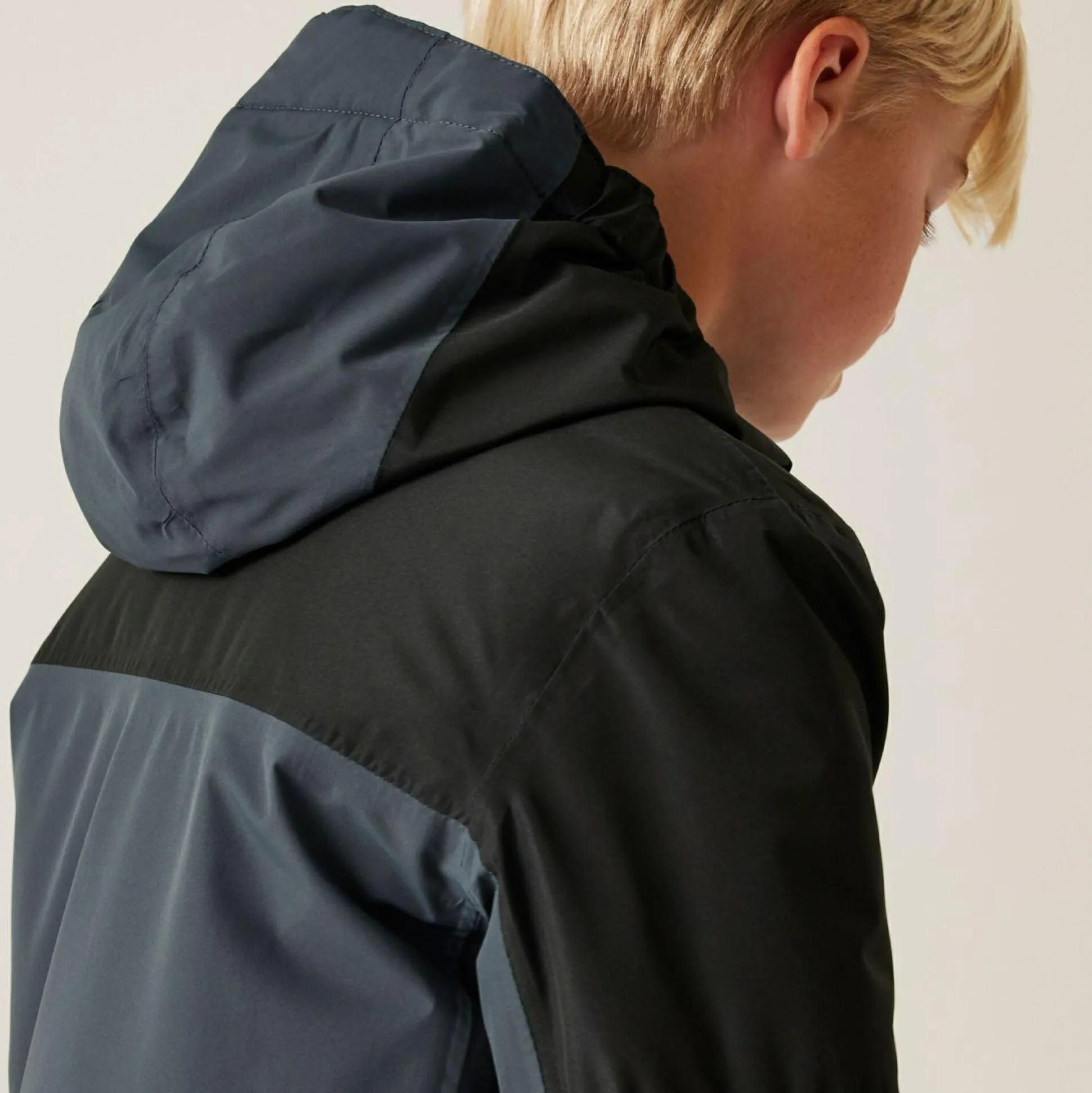 Kids' Beamz IV Waterproof Jacket | Seal Grey Black