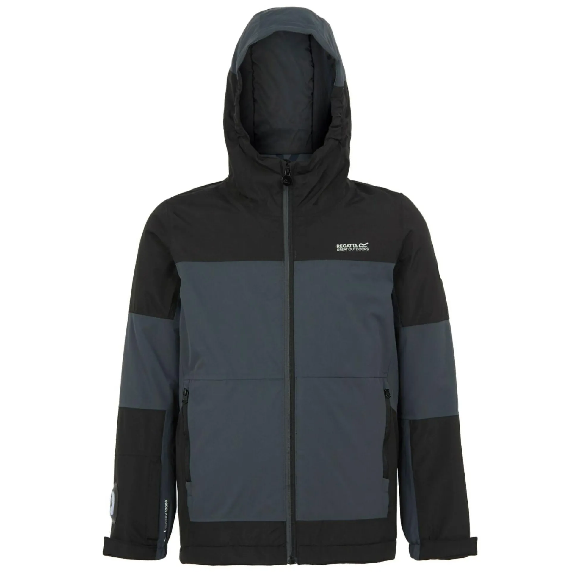 Kids' Beamz IV Waterproof Jacket | Seal Grey Black