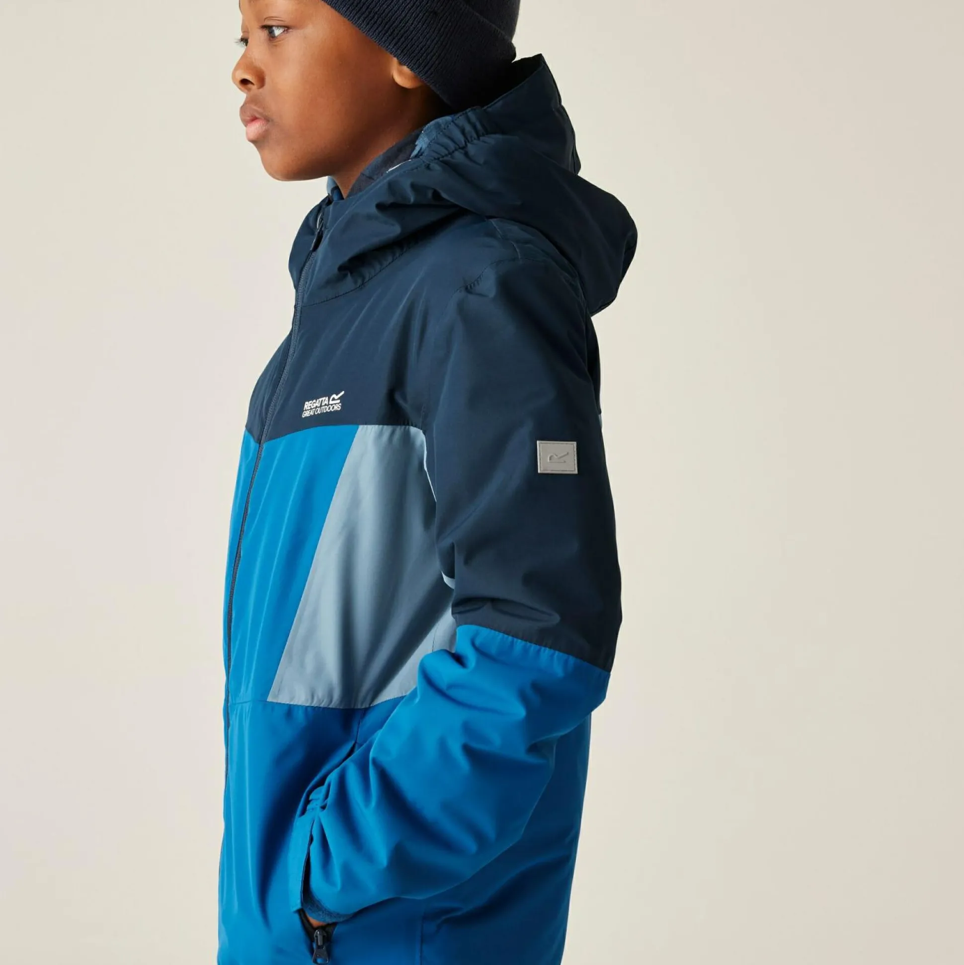 Kids' Beamz Waterproof Insulated Jacket | Navy Blue