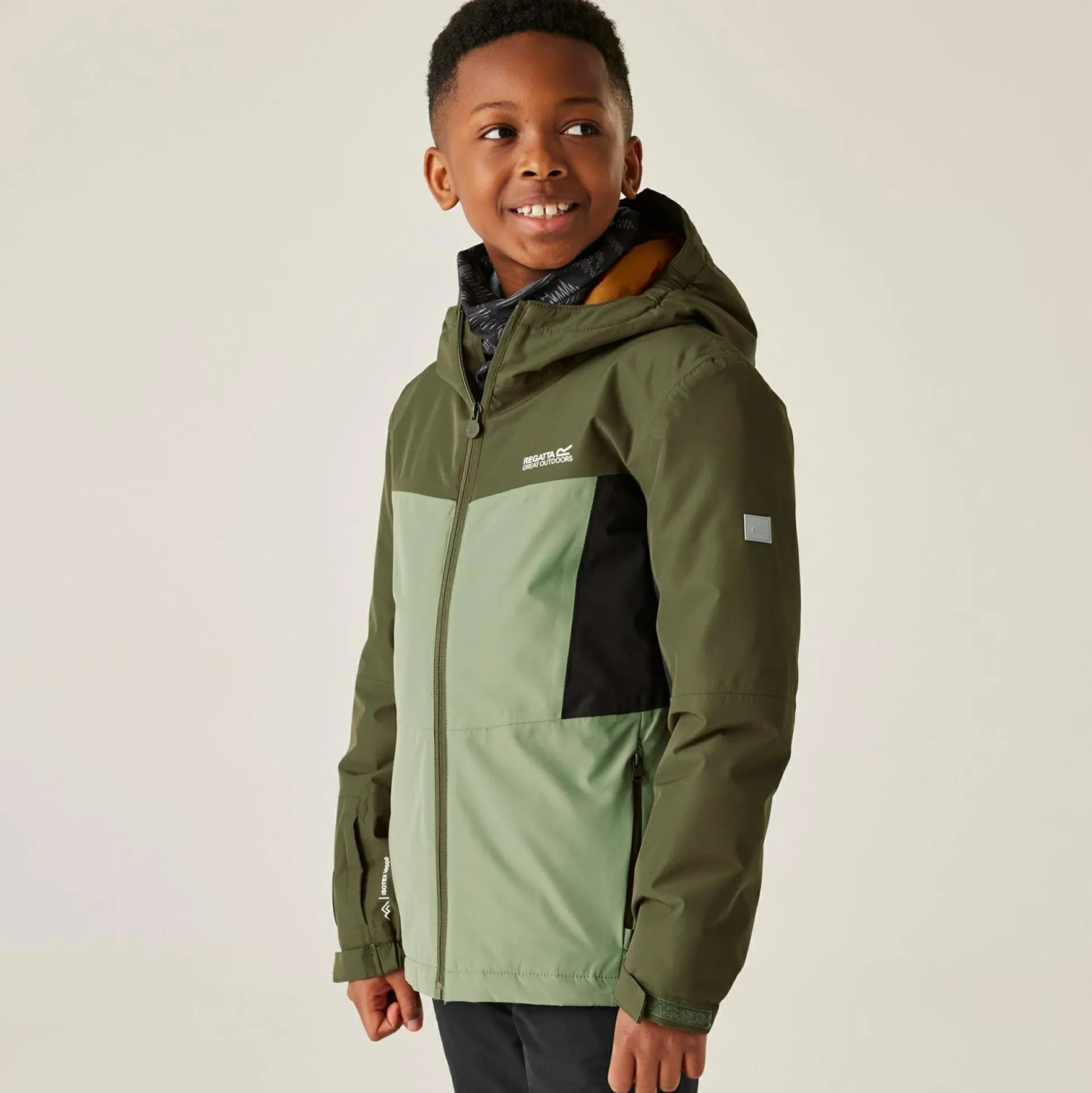Kids' Beamz Waterproof Insulated Jacket | Olive Green
