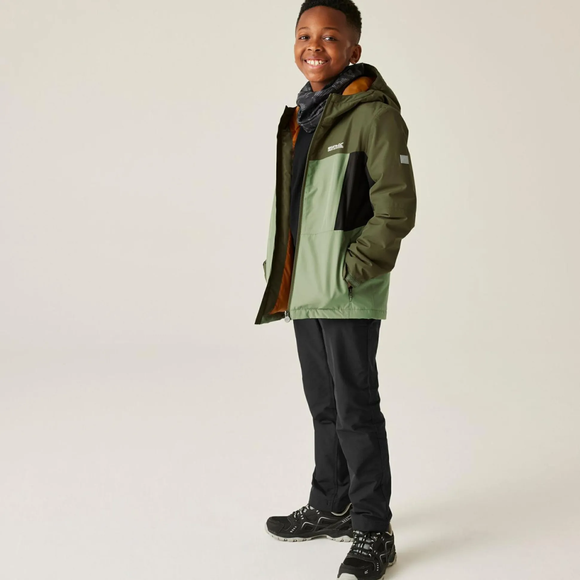 Kids' Beamz Waterproof Insulated Jacket | Olive Green