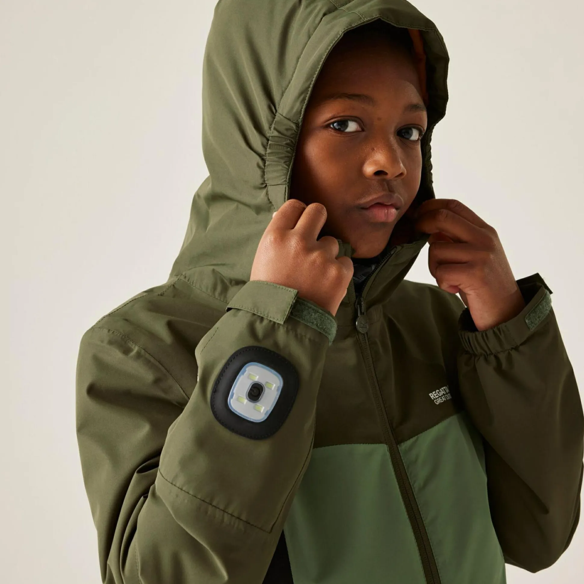 Kids' Beamz Waterproof Insulated Jacket | Olive Green