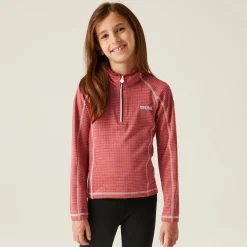 Kids' Berley Half Zip Top | Mineral Red