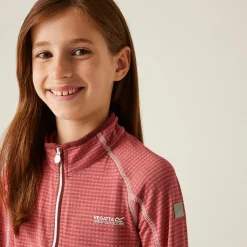 Kids' Berley Half Zip Top | Mineral Red