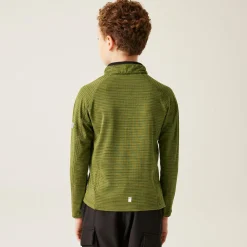 Kids' Berley Half Zip Top | Nephrite Green Black
