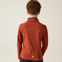 Kids' Berley Half Zip Top | Red Ochre Black