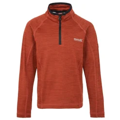 Kids' Berley Half Zip Top | Red Ochre Black