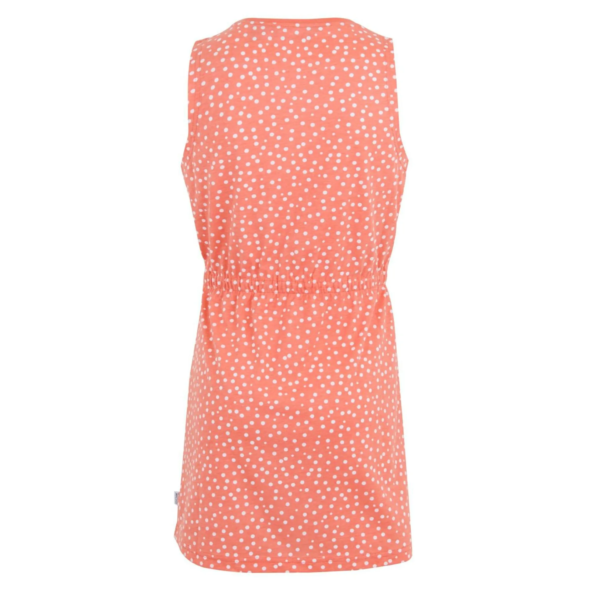 Kids' Beylina Dress | Peach Bloom White Micro Dot