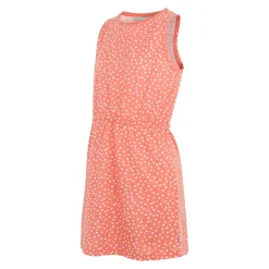 Kids' Beylina Dress | Peach Bloom White Micro Dot
