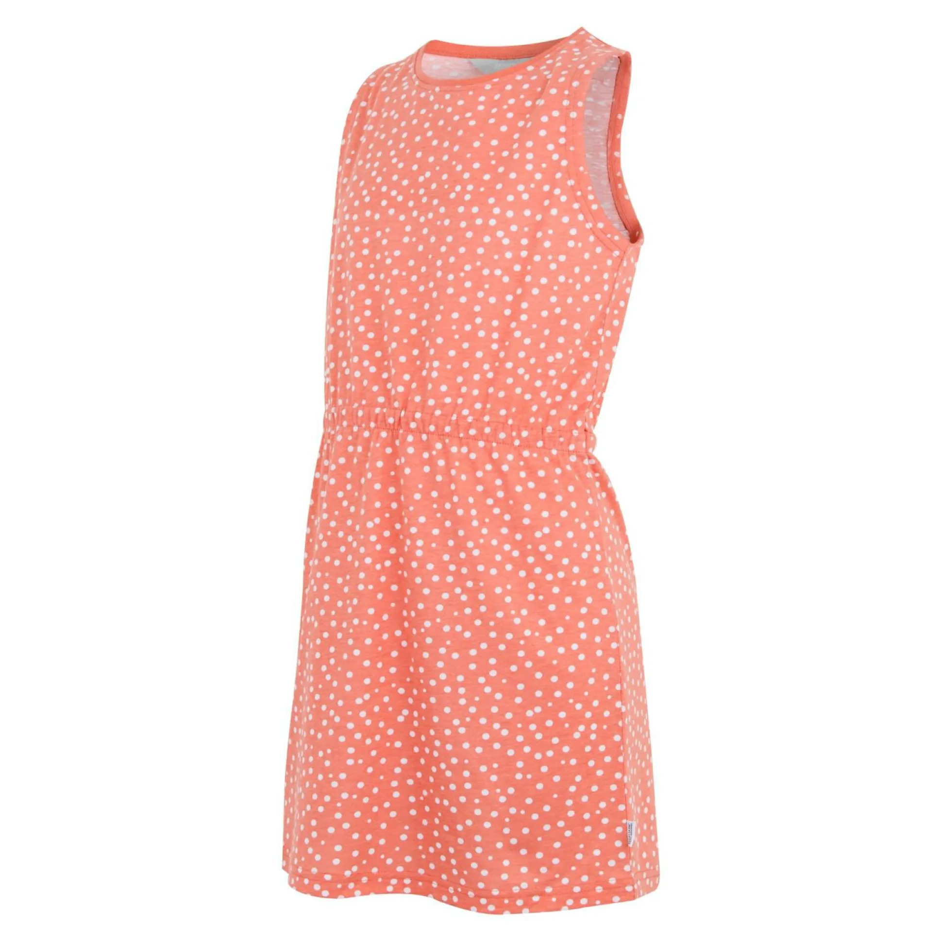 Kids' Beylina Dress | Peach Bloom White Micro Dot