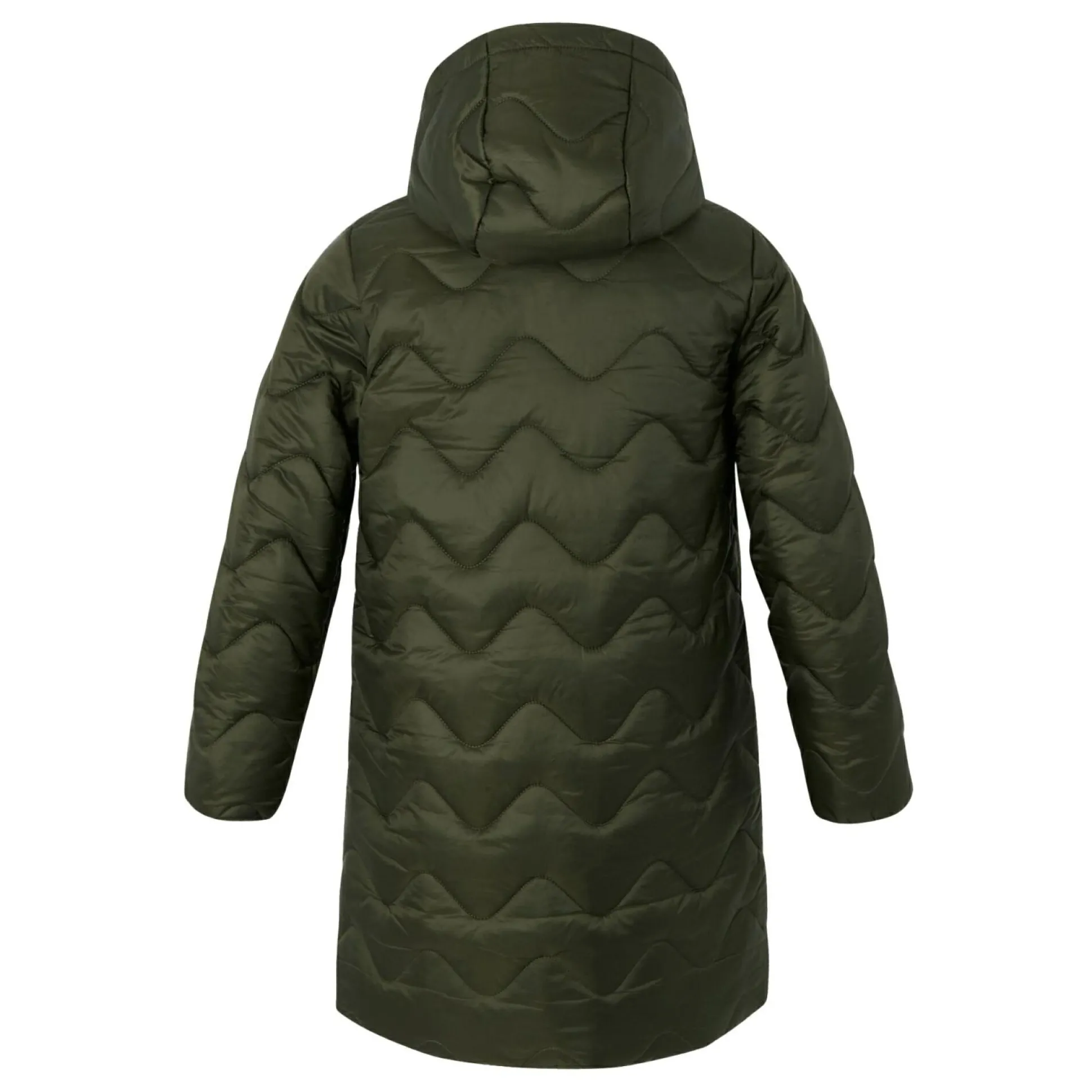 Kids' Cambrie Quilted Jackets | Dark Khaki Black