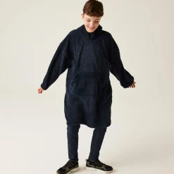 Kids' Cosy Poncho | Navy Blue