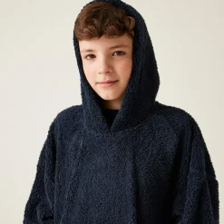 Kids' Cosy Poncho | Navy Blue