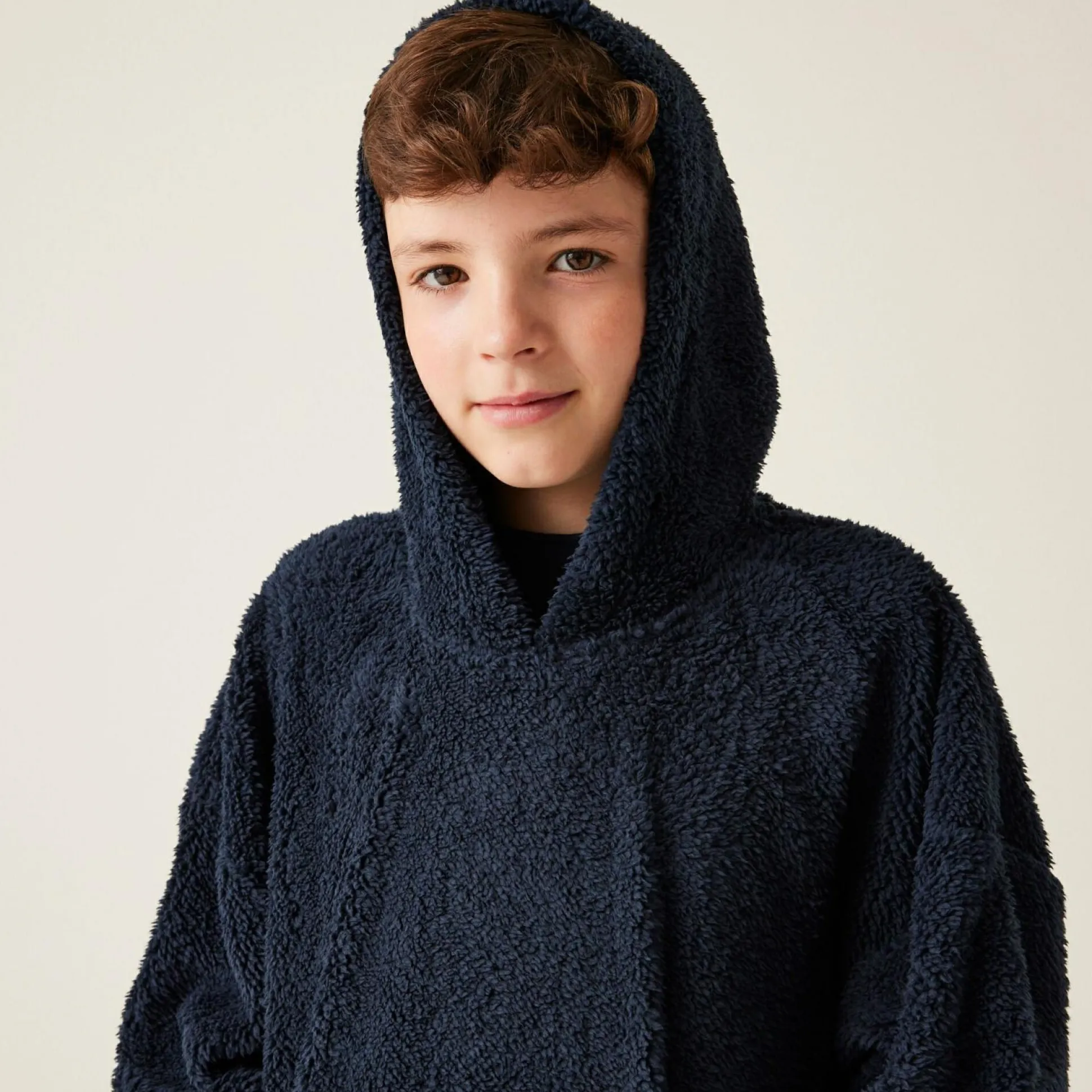 Kids' Cosy Poncho | Navy Blue