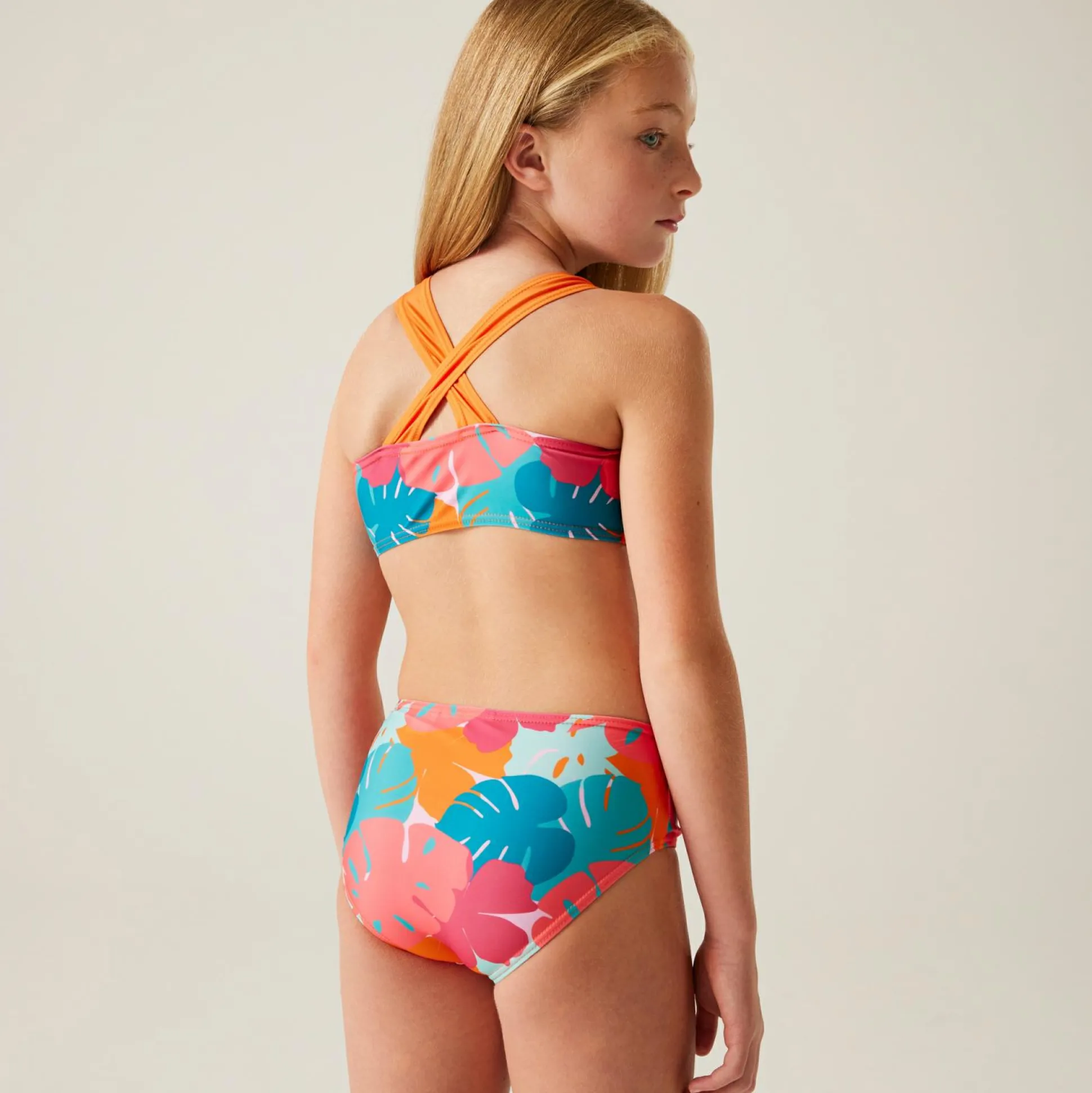 Kids' Dakaria III Bikini Set | Tropical Leaf