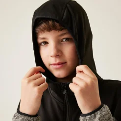 Kids' Dissolver IXI Full Zip Fleece | Mineral Grey Black