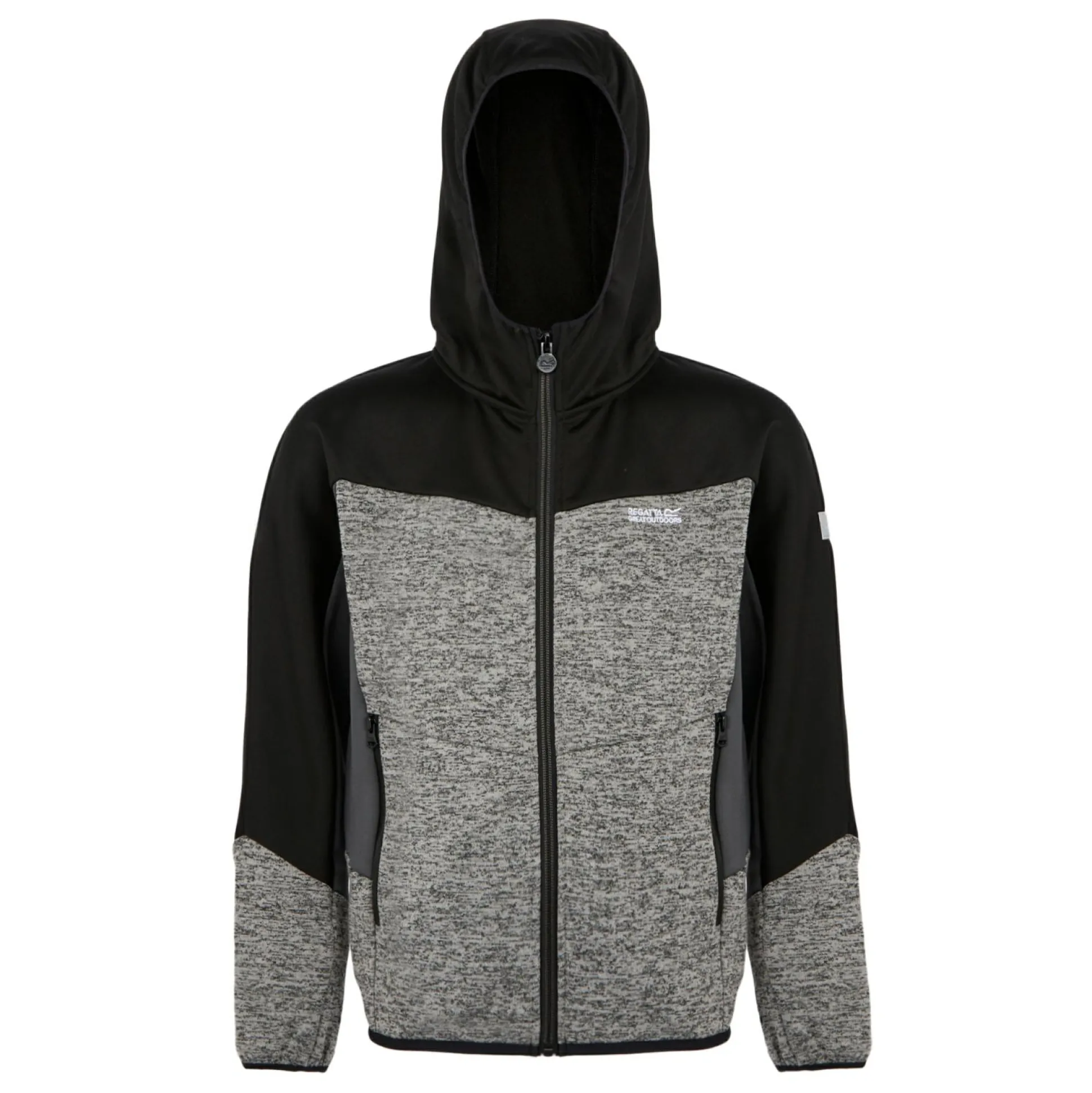 Kids' Dissolver IXI Full Zip Fleece | Mineral Grey Black