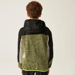 Kids' Dissolver IXI Full Zip Fleece | Nephrite Green Black