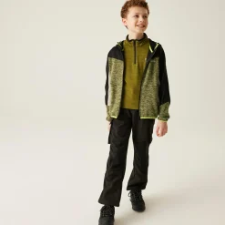 Kids' Dissolver IXI Full Zip Fleece | Nephrite Green Black