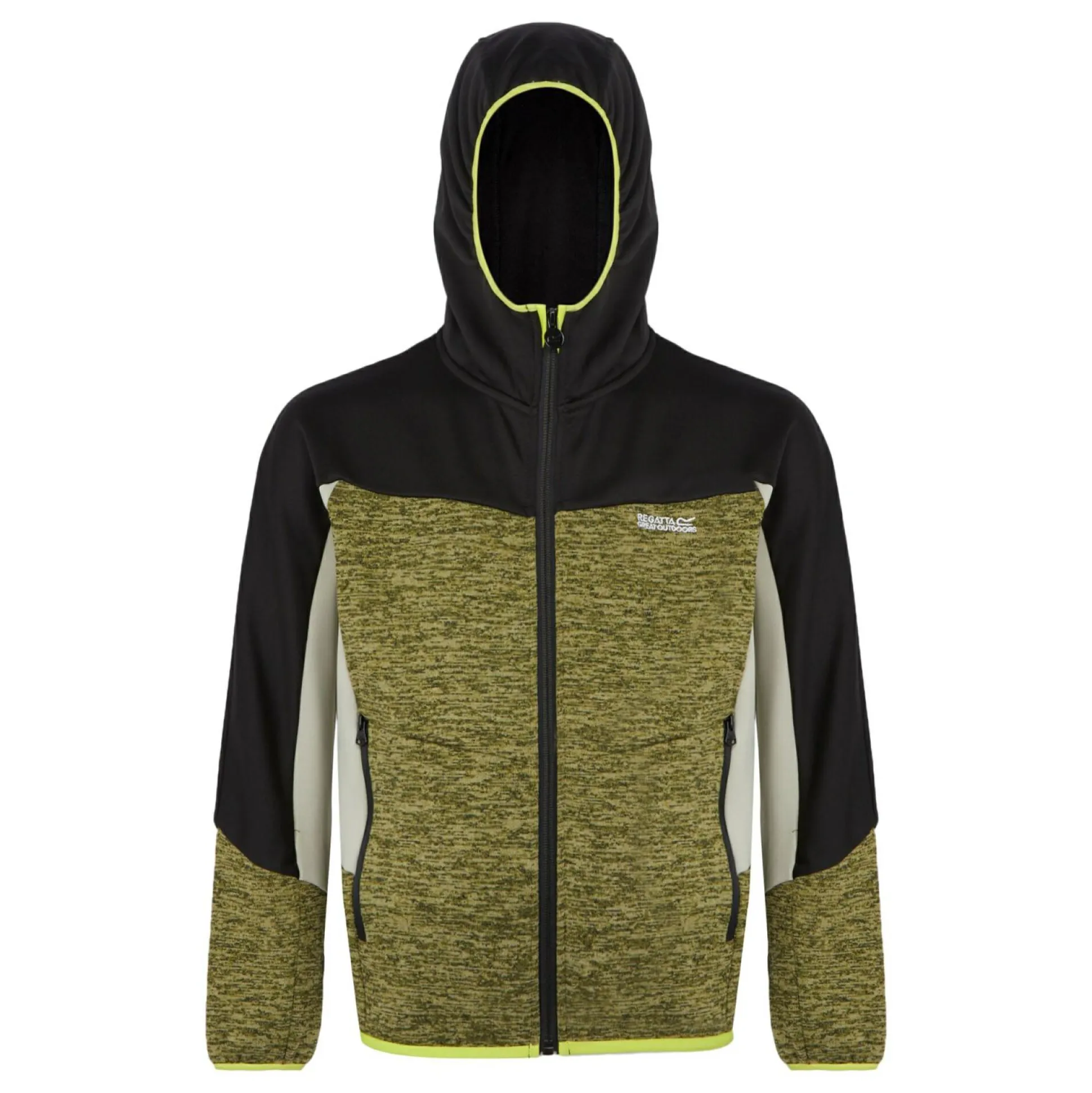 Kids' Dissolver IXI Full Zip Fleece | Nephrite Green Black
