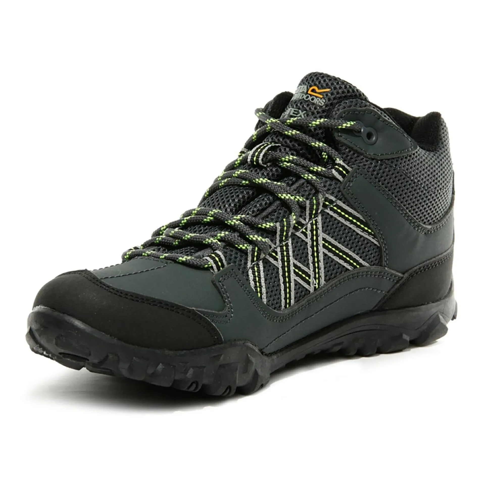 Kids' Edgepoint Waterproof Mid Walking Boots | Briar Electric Lime